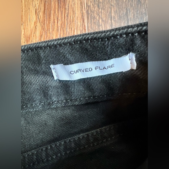 Forever 21 Black Wide Leg Flare Jeans size 25 - Picture 5 of 8